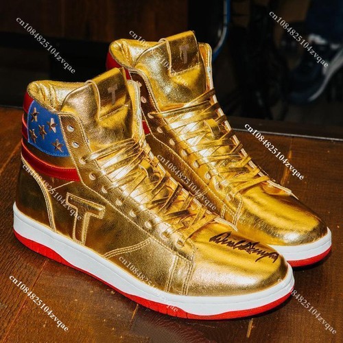 Donald T Gold Schuhe Maga 2024 Never Surrender High Tops Sneaker mehrere Größen - Bild 16 von 24