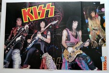 KISS Animalize 1984-1985 POSTER Magazine 32x21" Gene Simons PAUL STANLEY #219