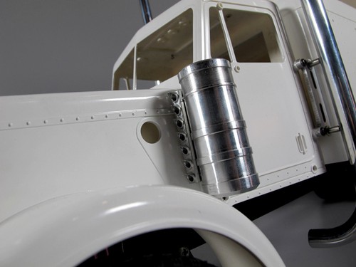 Pair Aluminum Side Air Cleaner Intake Tank for Tamiya 1/14 RC King Grand Hauler - Picture 2 of 7