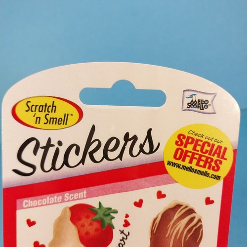 NUEVO Mello Smello Scratch 'n Sniff Chocolates Pegatinas Aroma Postre Caramelo Galleta - Imagen 3 de 4