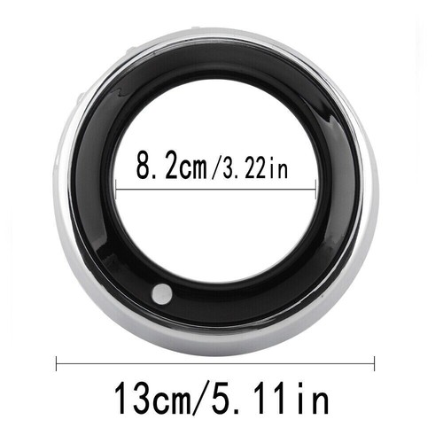 Pair Front Bumper Fog Light Bezel Cover Trim For Mitsubishi Outlander 2010-2012 - Bild 4 von 20