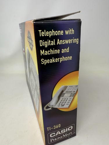 Casio PhoneMate TI-360 Cyfrowa sekretarka Głośnik TelePhone - Zdjęcie 3 z 6