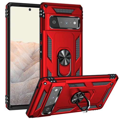 For Google Pixel 6a 6 7/7a 8 Pro Shockproof KickStand Ring Case Heavy Duty Cover - Photo 26 sur 38