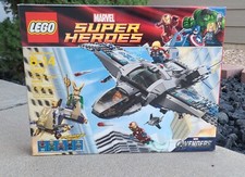 Lego Marvel Superheroes 6869 Quinjet Aerial Battle set New Factory Sealed Box