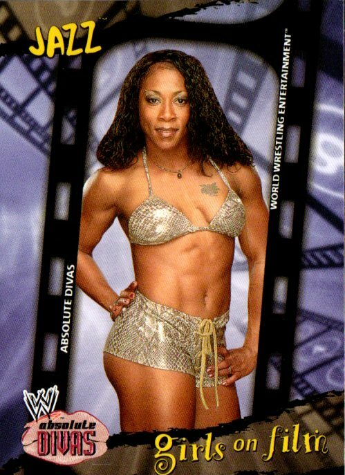 2002 Fleer WWE Absolute Divas Wrestling Card Girls on Film #90 Jazz