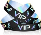 500 Pack VIP Plastic Wristbands for Events Party VIP Custom Bracelets Armbands