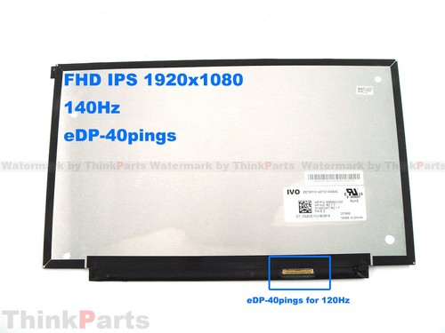 New for HP PN 936980-N32 14.0" Lcd screen FHD 1080P IPS 120Hz eDP 40pings Matte  - Picture 1 of 4