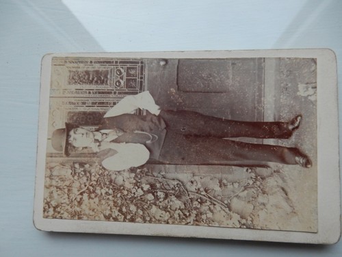 1880s cdv TRANS CROSS DRESSING LADY AS MAN IN BOWLER 1880 ERA 11/6 CM - 第 3/8 張圖片