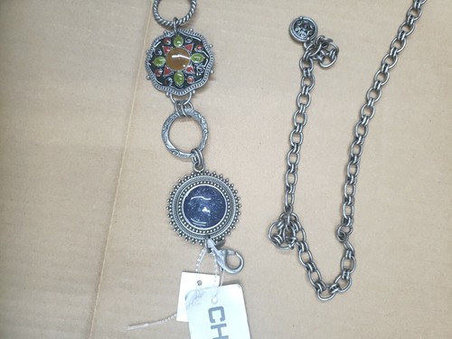 Chico's Womens Adjustable M/L Bohemian Medallion Lover Belt chain - Picture 3 of 20