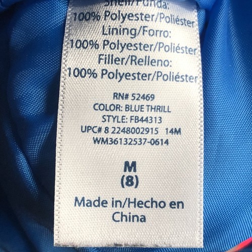 Kids Boys Girls, Unisex, Blue snow bibs ski pants Faded Glory Medium 8 - Picture 6 of 10