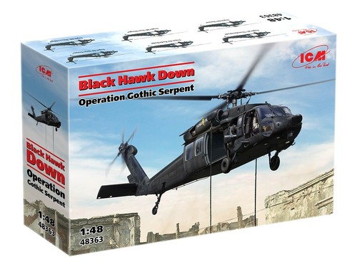 Modellino elicottero veivolo 1/48 Black Hawk Down. Operation Gothic Serpent - Foto 1 di 9