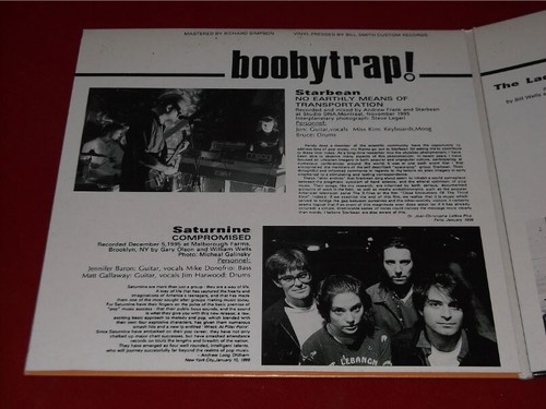 Starbean / Saturnine / The Ladybug Transistor / Blaise Pascal: Boobytrap! V... - Imagen 8 de 8
