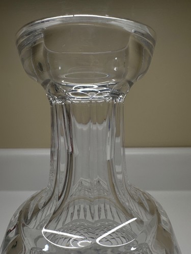 WATERFORD Crystal LISMORE BRANDY Footed Decanter with Stopper 12 1/8'' - Picture 6 of 6
