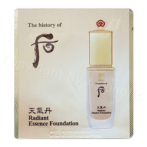 The history of Whoo Cheongidan Radiant Essence Foundation No.21 1ml x 40pcs New - Picture 2 of 12