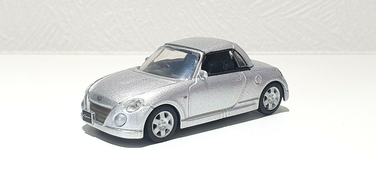 1/64 Aoshima DAIHATSU COPEN w/ HARD TOP SILVER diecast car