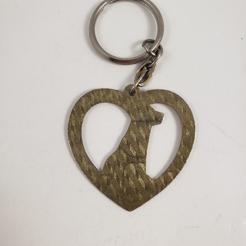 Vtg The Humane Society Of The United States 2006 Heart Keychain Key Fob Ring - Picture 2 of 5
