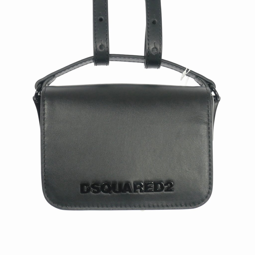 Dsquared2 23Ss Mini Logo Cross Leather Body Bag Shoulder Black Cbm0044 Domestic eBay