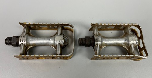 KKT Lightning Gold Alloy BMX Pedals Pair Vintage 80s Old School - Picture 8 of 9