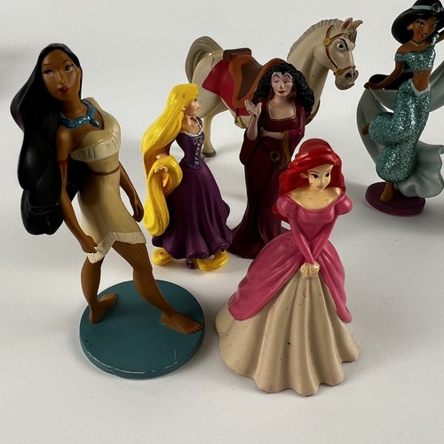 Disney Figuren Odd Lot Prinzessinnen Cake Topper Pferd 9 Stück - Bild 6 von 7