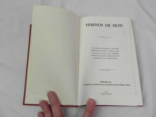 Himnos De Sion Spanish Language Mormon LDS Hardcover Hymn 1979 LDS Hymns - Picture 8 of 16