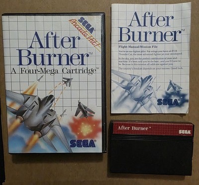 After Burner (Sega Master System) Cib Complete - Tested