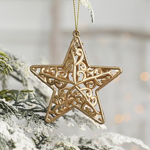 6 Pcs -pointed Star Pendant Ornaments for Tree Christmas Supplies - Bild 9 von 12