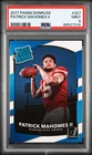 2017 Donruss - Patrick Mahomes Rated Rookie PSA 9