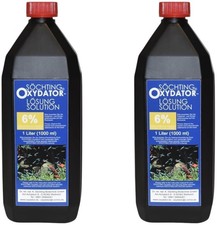 Söchting 2x 1L Oxydator Lösung 6% Wasserstoffperoxid Teich Aquarium Algen Pflege