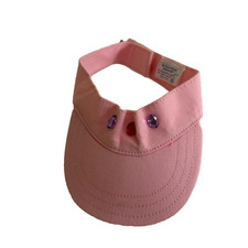 Build A Bear Workshop Hat Bear Pink Rhinestone Visor Adjustable Accessories