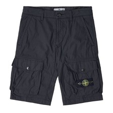 Stone Island Double Pocket Half Pants with Logo Patch (14A) 72707879
