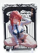 Goddess Story - Black Metal Waifu Card - Makima - NUMBERED #/100