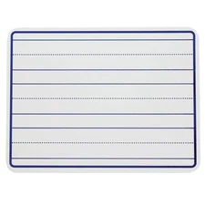 School Smart Lined Dry Erase Boards, 9 x 12 Inches, Pack of 10