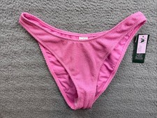 Wild Fable Womens XL 16 Pucker Textured Low Rise High Leg Cheeky Bikini Bottom