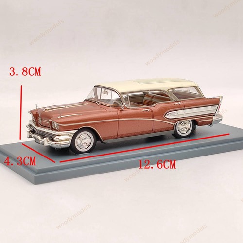 NEO SCALE MODELS 1/43 Buick Century Caballero Brown Resin Car Limited Collection - Picture 7 of 7