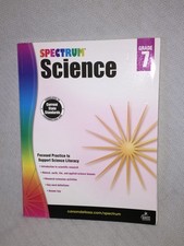 2015 Carson Dellosa Spectrum Grade 7 Science Paperback Workbook