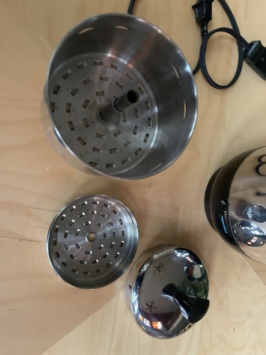 Farberware Silver Black Stainless Steel 4 Cup Electric Coffee Percolator FCP240A - Picture 5 of 13
