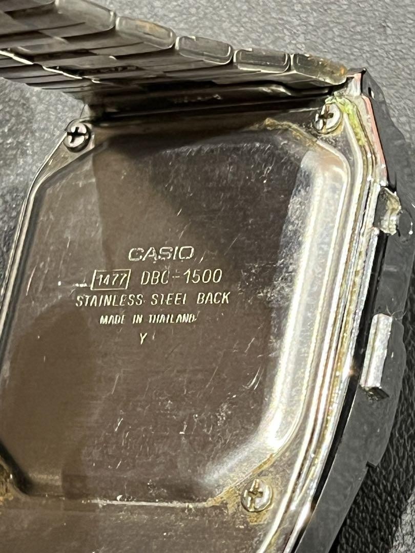 Casio Telememo Men Silver Watch - Dbc-1500 for sale online | eBay