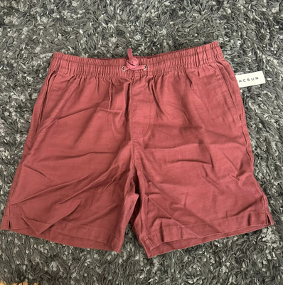 NWT PacSun Men's ''Volley'' Shorts Size M Light Mahogany/Brick