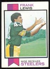 1973 TOPPS FRANK LEWIS 456 VG RC FOOTBALL PITTSBURGH STEELERS