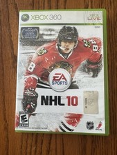 NHL 10 (Microsoft Xbox 360, 2009) CIB w/Manual TESTED - WORKING