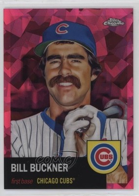 2022 Chrome Platinum Anniversary Fuchsia Atomic Refractor /100 Bill Buckner 0kz8