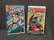 The Mighty Thor - Sub Mariner VHS 1998 Marvel Clamshell Lot Of 2