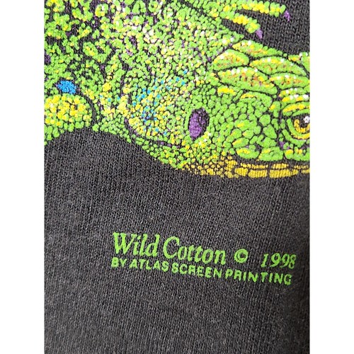 Vintage Echsen der Welt Natur doppelseitig wilde Baumwolle Kunst Tierwissenschaft XL - Bild 6 von 7