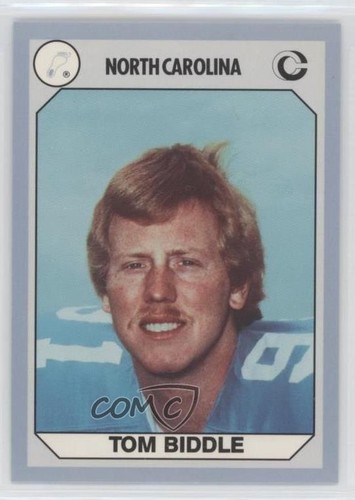 1990 Collegiate Collection North Carolina Tar Heels Tom Biddle #60