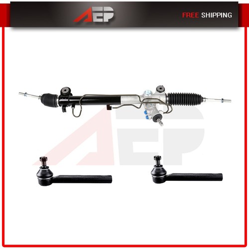 3Pcs Rack & Pinion Assembly + 2 Outer Tie Rod For Toyota Rx330 2004 2005 2006 - Picture 1 of 12