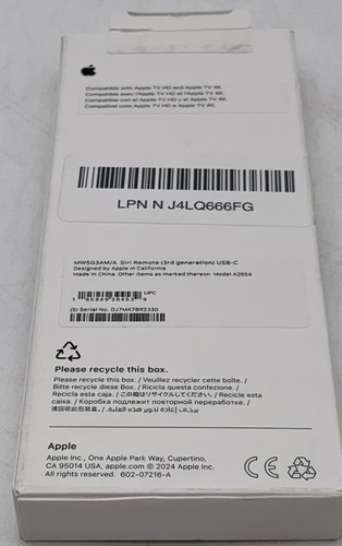 Apple TV Siri Remote (3ª generación) CAJA ABIERTA - Imagen 2 de 11