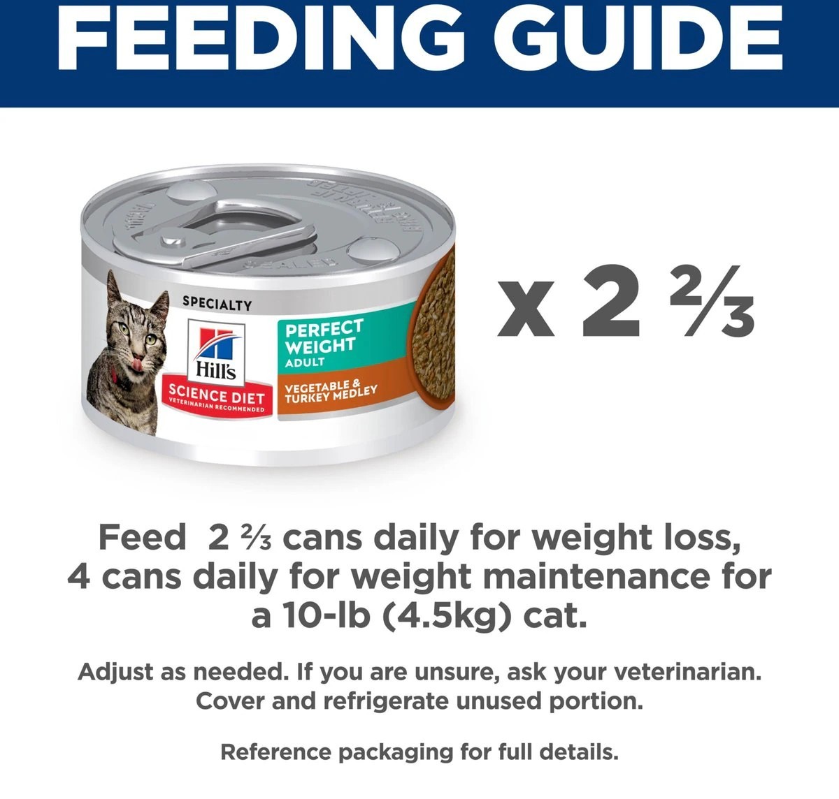 Hill's Science Diet Perfect Weight Adult Cat Vegetable And Turkey Medley 24 Ct