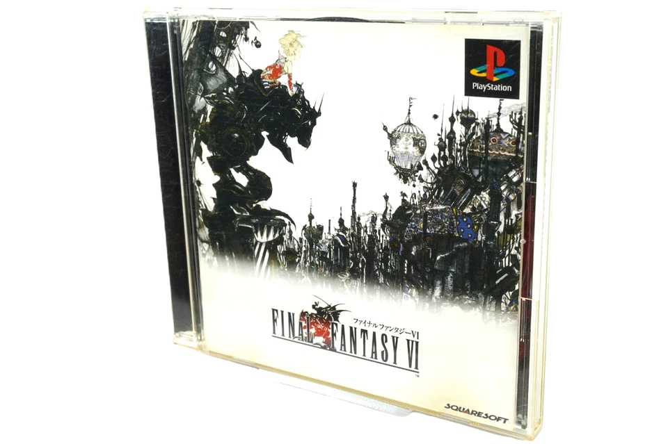 Final Fantasy VI PS1 Sony PlayStation Japan RPG Squaresoft 1999 Rare w/Obi - Image 3 of 4
