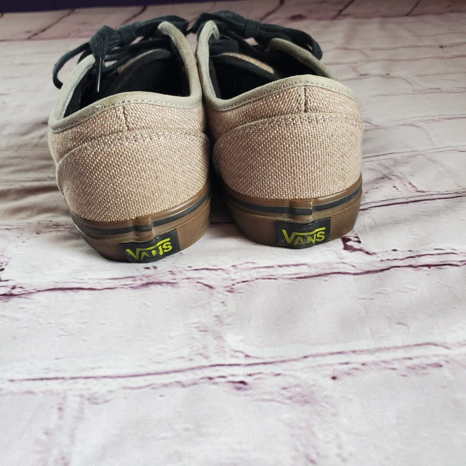 Zapatillas Vans Atwood Marrón Goma Con Cordones Parte Superior Baja Para Mujer 6.5 Juventud 5 Textiles  Foto 3 de 4