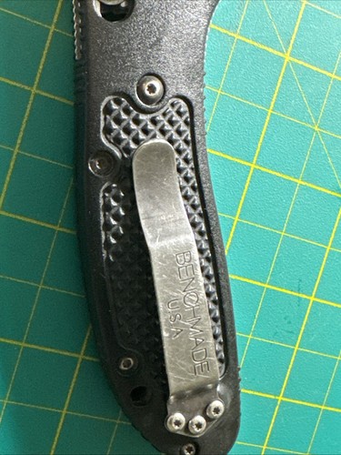 BENCHMADE GRIPTILIAN PARDUE 551 440C BLACK COMBO EDGE FOLDING POCKET KNIFE - Picture 16 of 22